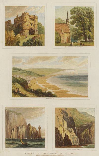 Uitzichten op het Isle of Wight door Samuel Read